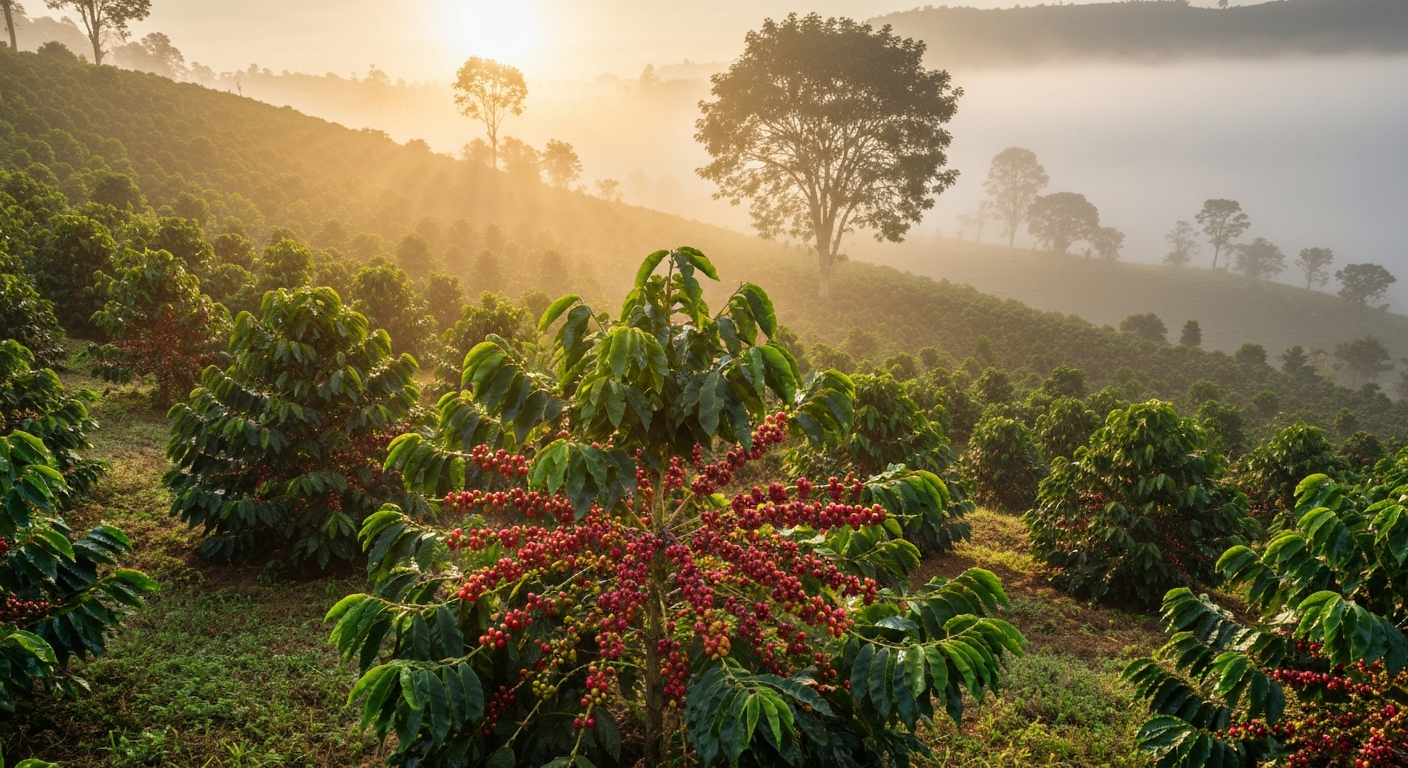 Ethiopian coffee beans